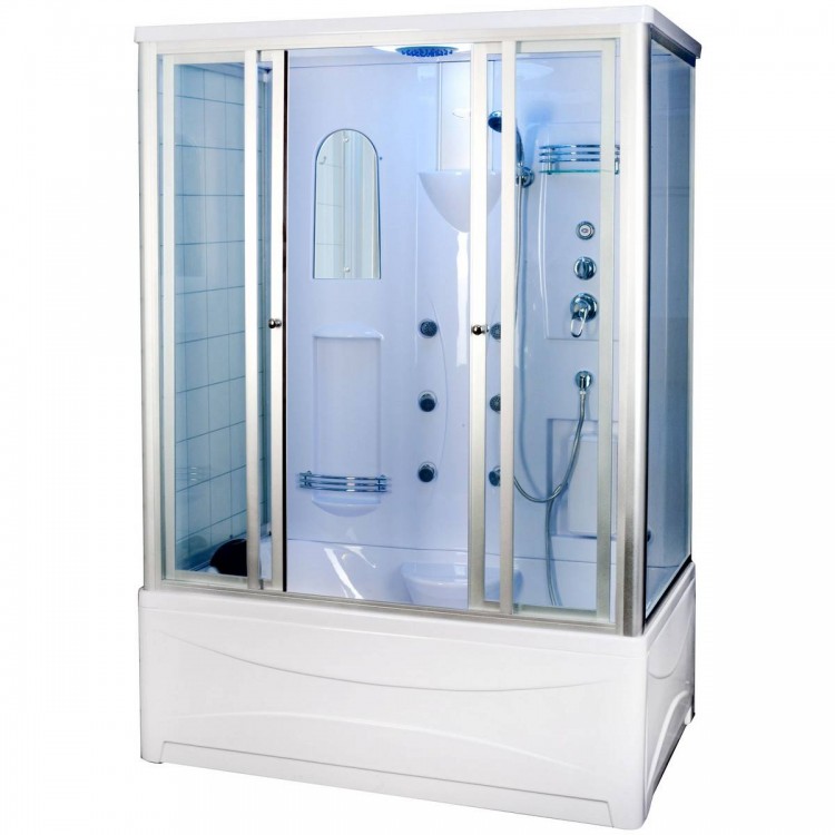 Masāžas dušas kabīne Duschy 150x92x217cm 5043 Masāžas dušas kabīne Duschy 150x92x217cm 5043