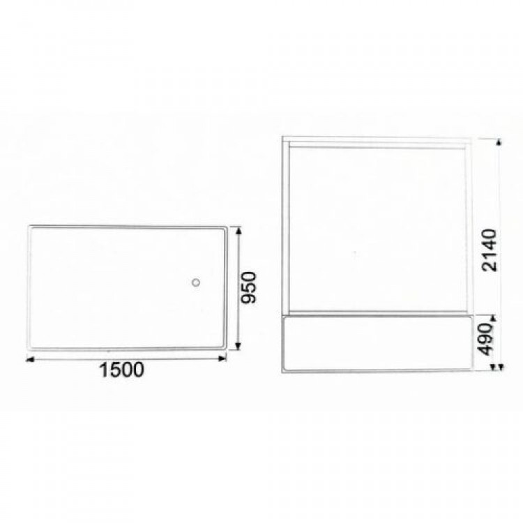 Masāžas dušas kabīne Duschy 150x92x217cm 5043 Masāžas dušas kabīne Duschy 150x92x217cm 5043