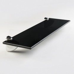 Plaukts Stikla Serviss 40x12 cm, melns