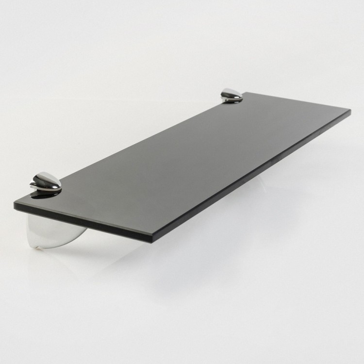 Plaukts Stikla Serviss 40x12 cm, pelēks matēts Plaukts Stikla Serviss 40x12 cm, pelēks matēts