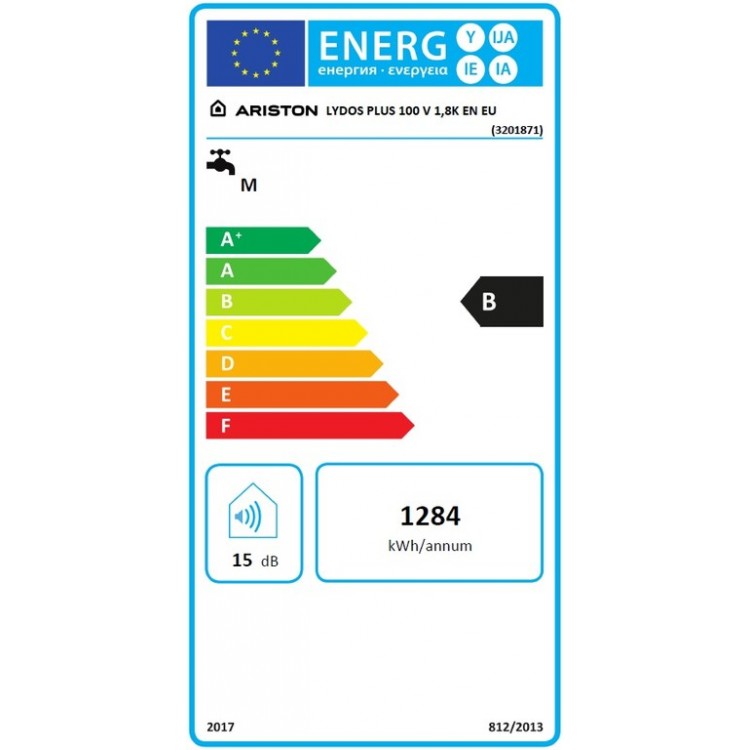 Elektriskais ūdens sildītājs (boileris) Ariston LYDOS PLUS 100 L , 11041 Elektriskais ūdens sildītājs (boileris) Ariston LYDOS PLUS 100 L , 11041