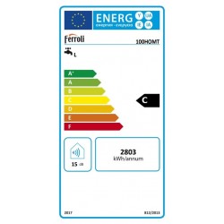 Kombinētais ūdens sildītājs (boileris) Ferroli Calypso MT2 100L, horizontāls