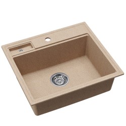 Virtuves izlietne HELIKA QUADRO 560x500 mm, SQU100W-110 Virtuves izlietne HELIKA QUADRO 560x500 mm, SQU100W-110