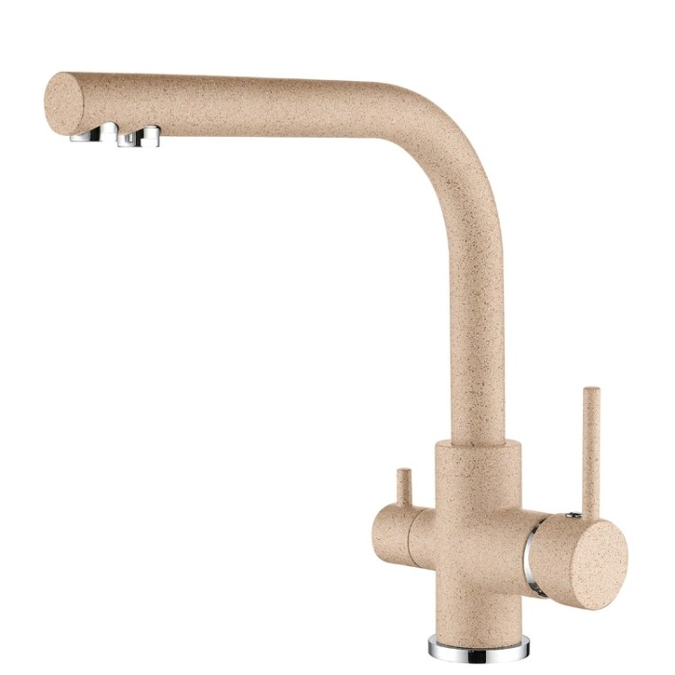 Virtuves izlietnes maisītājs dzeramajam ūdenim Helika Aquaduo, granīta 2663-110