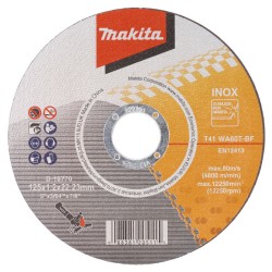 Griezripa 125x22x1.2mm Inox 10gb Makita D-18770-10