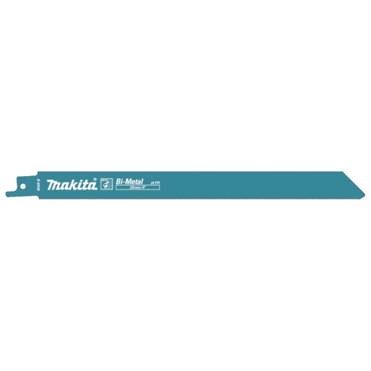 Zobenzāģa asmeņi BiM Metālam 225x0.9mm (24Tpi) Makita Zobenzāģa asmeņi BiM Metālam 225x0.9mm (24Tpi) Makita