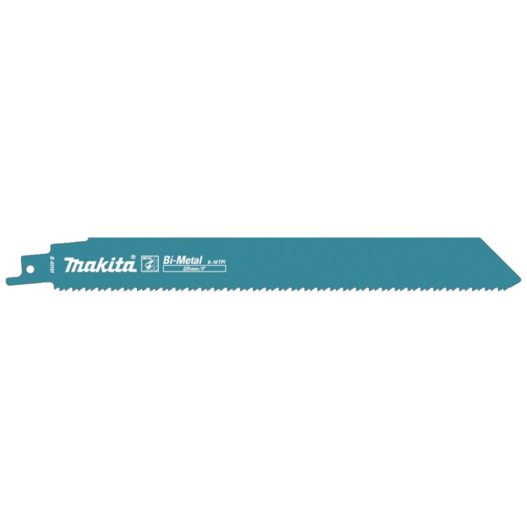 Zobenzāģa asmeņi BIM metālam 225x1.1mm (8-10Tpi) Makita Zobenzāģa asmeņi BIM metālam 225x1.1mm (8-10Tpi) Makita