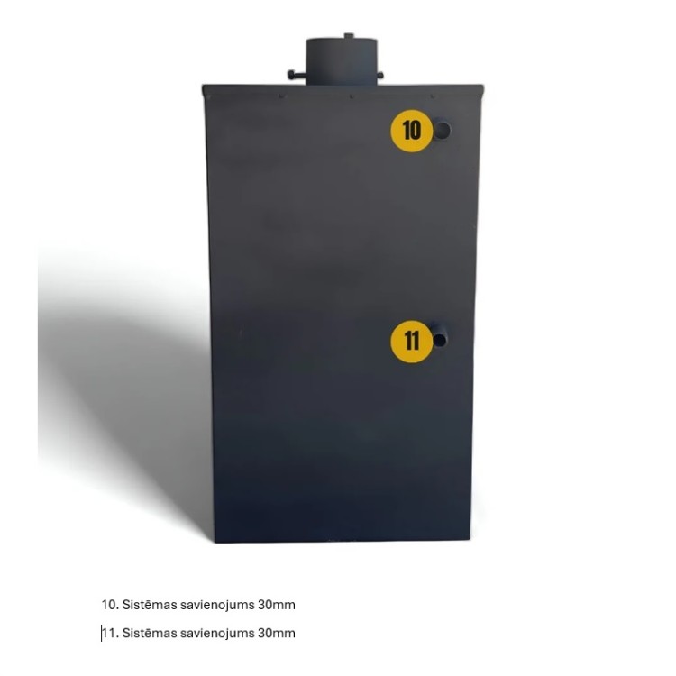 Malkas centrālapkures krāsns Zvezda SONIA 12 kW