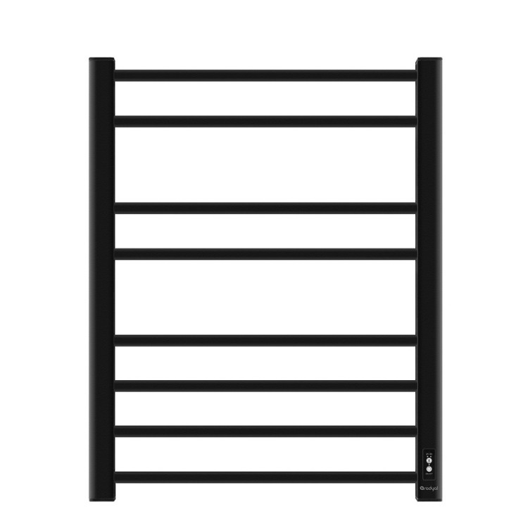 Elektriskais dvieļu žāvētājs Radial LILY-D 600C 500x600mm 100W, melns RAL9005