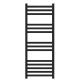 Elektriskais dvieļu žāvētājs Radial LILY 1200C 500x1200mm 200W, melns RAL9005