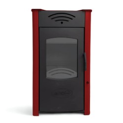 Centrālapkures krāsns Vulkan 24 kW, sarkans