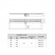 Dušas kanāls ar resti ACO ShowerDrain B 985mm, h-87mm, 9010.78.73 Dušas kanāls ar resti ACO ShowerDrain B 985mm, h-87mm, 9010.78.73
