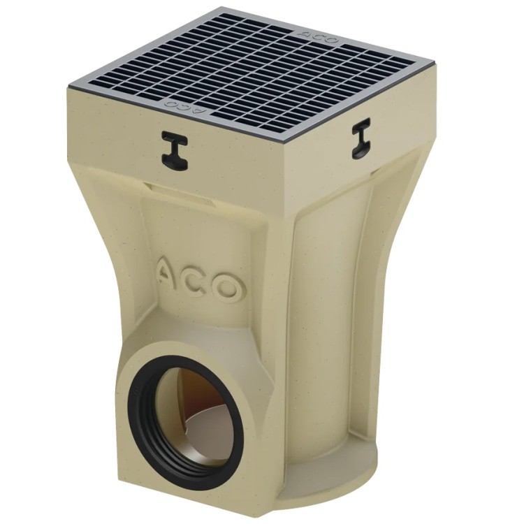 Europoint ACO traps 252x252mm ar plastmasas sietveida režģi (30/10mm)