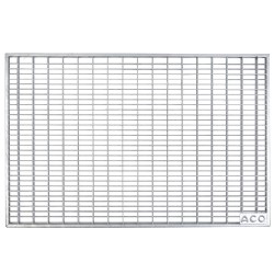Kājslauķu vanniņas apavu tīrīšanas režģis ACO Varios 30x10mm 600x400 mm