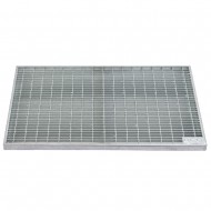 Kājslauķu vanniņas apavu tīrīšanas režģis ACO Varios 30x10mm 600x400 mm