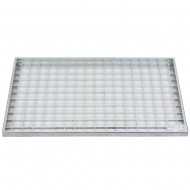 Kājslauķu vanniņas apavu tīrīšanas režģis ACO Varios 30x30mm 600x400 mm