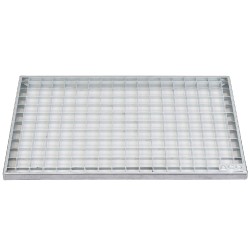 Kājslauķu vanniņas apavu tīrīšanas režģis ACO Varios 30x30mm 600x400 mm