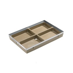 Kājslauķu vanniņa ACO Vario 1000x500 mm, polimērbetons