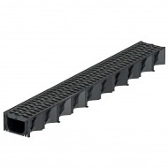 Kanāls ar plastmasas režģi ACO Hexaline 1000mm, A15