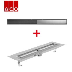 Dušas kanāls ar resti ACO ShowerDrain E 800mm, h 92-140 mm