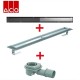 Dušas kanāls ar resti ACO ShowerDrain M 900mm, h-54mm, horizontāls
