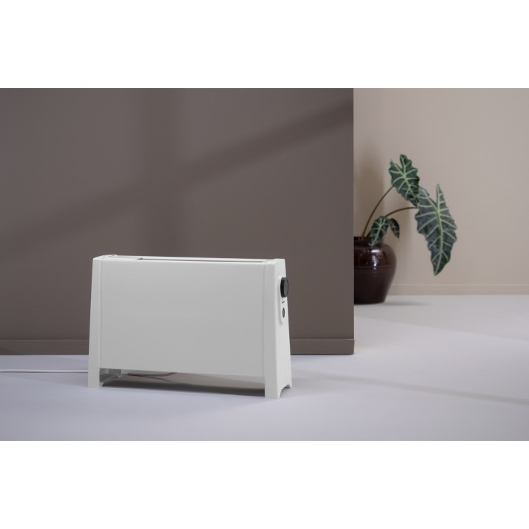 Elektriskais radiators pārnēsājamais ar termoventilatoru ADAX VILJE WiFi 2000W, balts