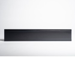 Elektriskais stikla radiators ADAX IVER L 06 KWTB, WiFi, 600W, melns