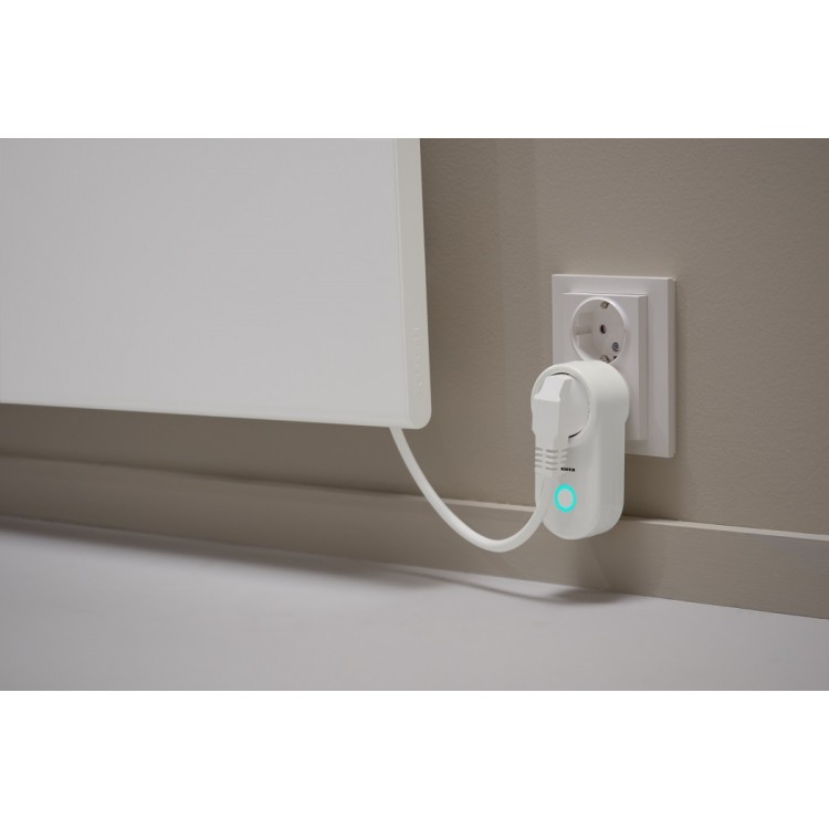 Viedā WiFi rozete Adax WT2 PLUG, balta Viedā WiFi rozete Adax WT2 PLUG, balta
