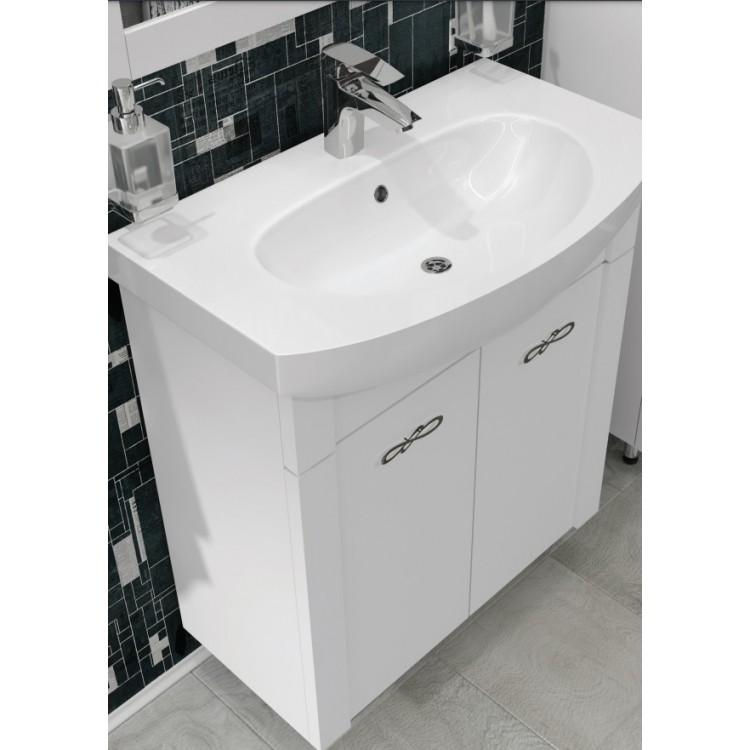 Vannas istabas skapītis ar izlietni Akvarodos ANITA 55cm, 936AN55 Vannas istabas skapītis ar izlietni Akvarodos ANITA 55cm, 936AN55