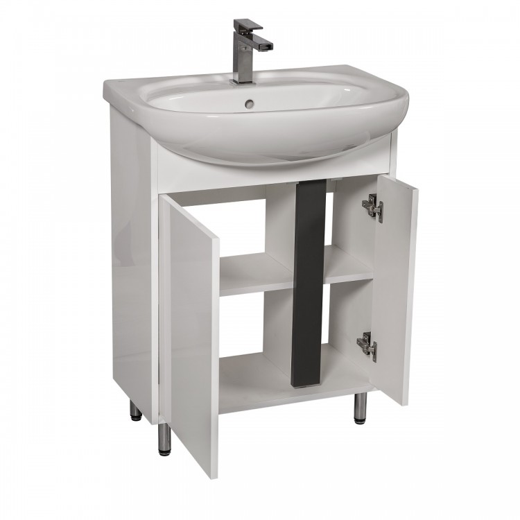 Vannas istabas skapītis ar izlietni Akvarodos TERRA 65 cm, 195931 Vannas istabas skapītis ar izlietni Akvarodos TERRA 65 cm, 195931