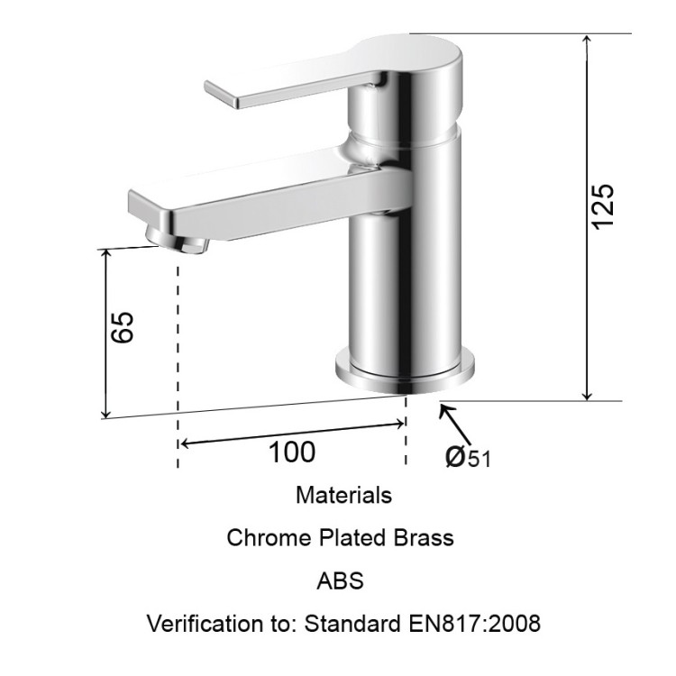 Izlietnes maisītājs Aqualine Smart Black, melns matēts