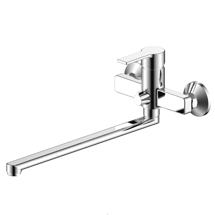 Vannas un dušas maisītājs Aqualina SMART izteka 300mm, hroms