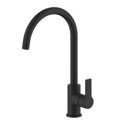 Virtuves izlietnes maisītājs Aqualine SMART BLACK, melns matēts