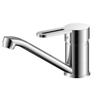 Izlietnes maisītājs Aqualine New Start ar grozāmu izteku, hroms