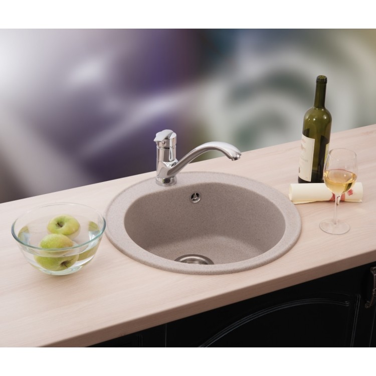 Virtuves izlietne Aqualine Venera 510x510 mm, 36S1001