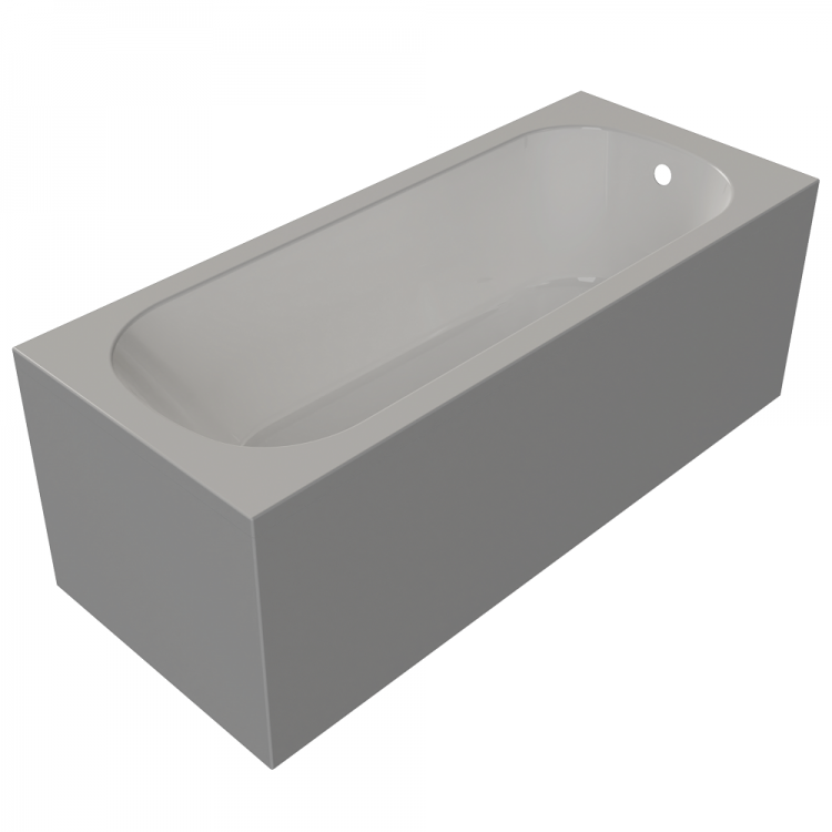 Taisnstūra vanna Aqualine SALSA 130x70 mm