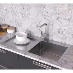 Virtuves izlietne HELIKA LUNA 100x51cm, LUN101M-R