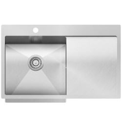 Virtuves izlietne HELIKA LUNA 78x50cm, LUN101N-L