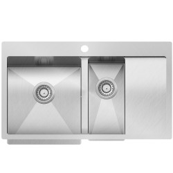 Virtuves izlietne HELIKA LUNA 78x50cm, LUN151N-L