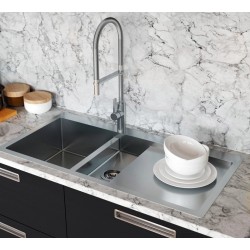 Virtuves izlietne HELIKA LUNA 78x50cm, LUN151N-L