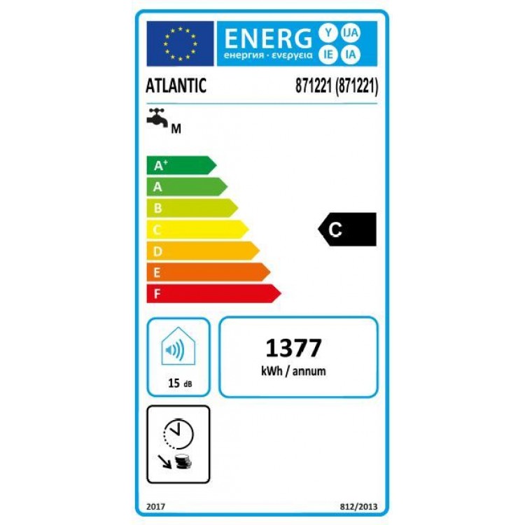 Elektriskais ūdens sildītājs (boileris) Atlantic Steatite Cube V-150L vertikāls, 942060 Elektriskais ūdens sildītājs (boileris) Atlantic Steatite Cube V-150L vertikāls, 942060