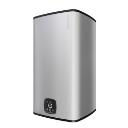 Elektriskais ūdens sildītājs (boileris) Atlantic Cube Steatite Silver ar WiFi 100L vertikāls, (861340)