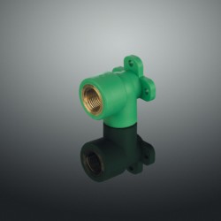 Kausējamais sienas līkums D20-1/2''' Iekša 90° Aquatherm
