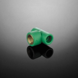 Kausējamais trejgabals ar vītni D20-1/2'' Iekša Aquatherm