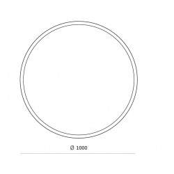 Spogulis ar LED apgaismojumu Balteco Ø 100cm, EC100