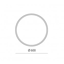 Spogulis ar LED apgaismojumu Balteco Ø 60cm, EC60