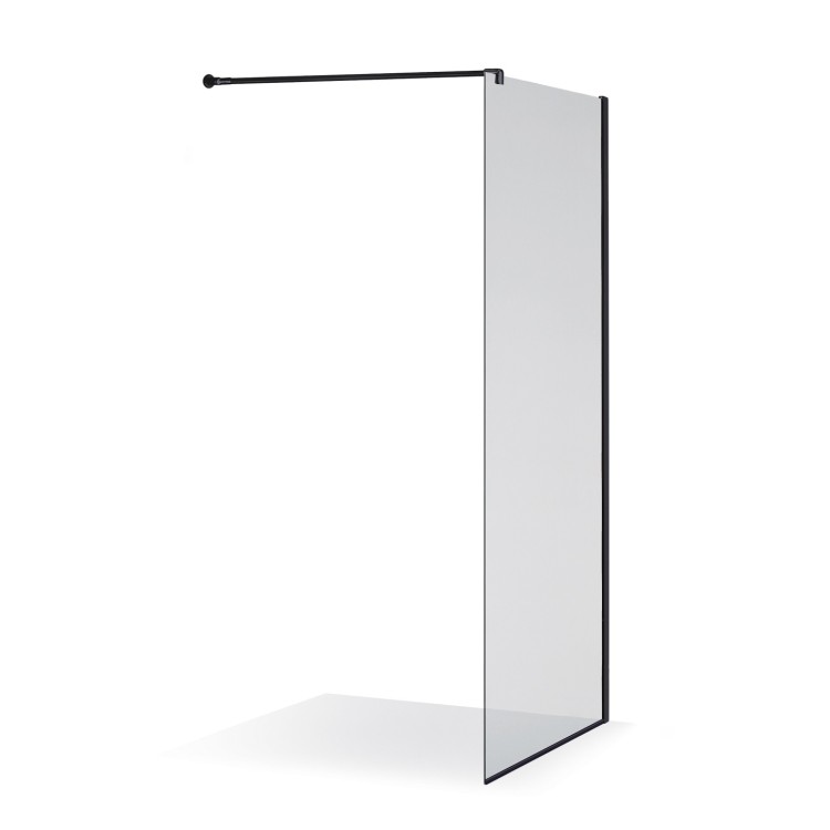 Dušas siena Baltijos Brasta EMA Black 200cm, 100 cm Dušas siena Baltijos Brasta EMA Black 200cm, 100 cm
