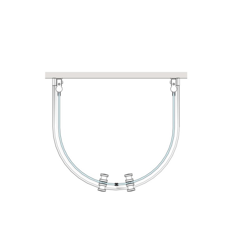 Dušas stūris pusapaļš Baltijos Brasta ADA 90x80cm Dušas stūris pusapaļš Baltijos Brasta ADA 90x80cm