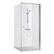 Dušas stūris kvadrātveida Baltijos Brasta KRISTINA 90x90 cm