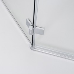 Dušas stūris piecstūru Baltijos Brasta LUNA 100x100cm